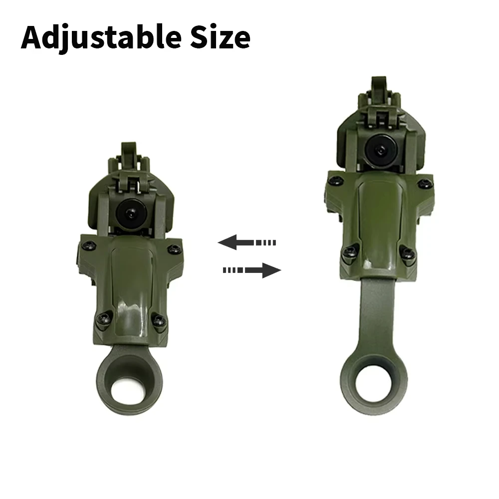 Para soportes de riel para auriculares Comtac II III, rotación multiángulo adecuada para pistas Ops Core ARC y Team Wendym-LOK - imagen 3