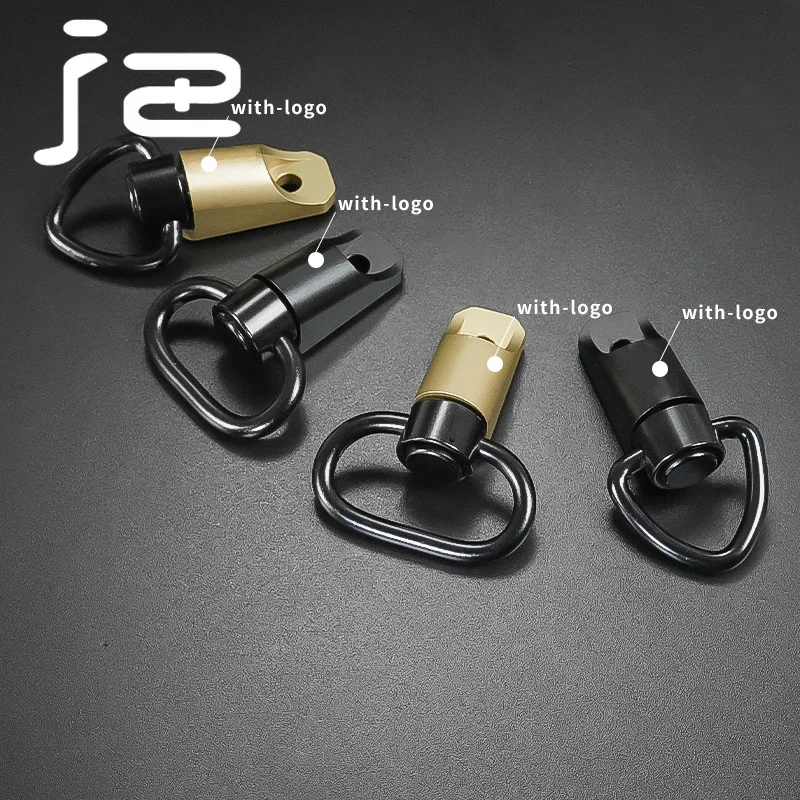 Soporte giratorio táctico para cabestrillo QD de 1,25 pulgadas, Base de botón de separación rápida de 360 °, compatible con correas MLOK, montaje QD - imagen 3