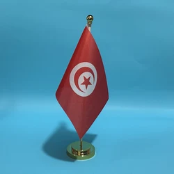 SKY Bandera de Túnez para escritorio en poliéster resistente