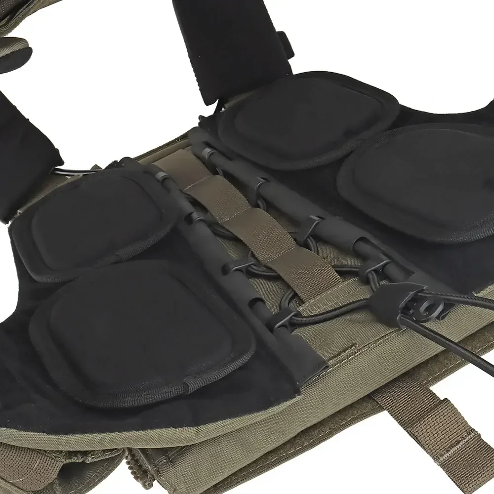 Chaleco táctico Airsoft CPC, soporte de placa de jaula, bolsa para revistas, faja de liberación rápida, almohadilla EVA, deflector de placa, accesorios de Paintball - imagen 5