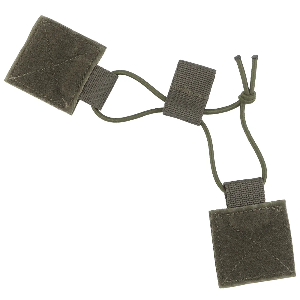 Pestañas de retención de Radio táctica con gancho y bucle, sujetador elástico de Radio para chaleco de aparejo de pecho D3CRM, accesorios de Radio - imagen 3