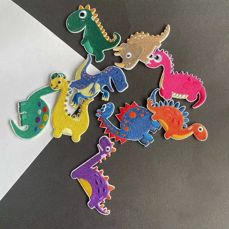 Parches bordados termoadhesivos dinosaurio – Infantil para coser o planchar - imagen 2