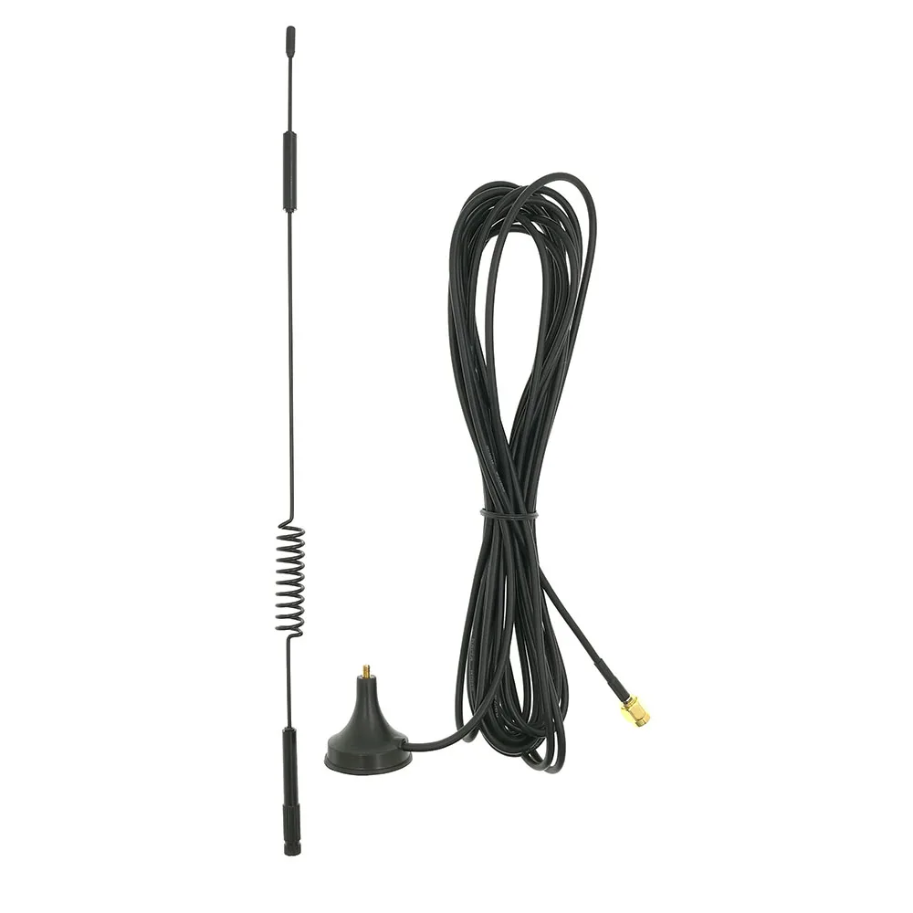 2 uds 4G LTE GSM 2G 3G 4G antena magnética SMA macho 700-2700MHz antenas con Cable de extensión para Radio de red W1 W2 etc. - imagen 4