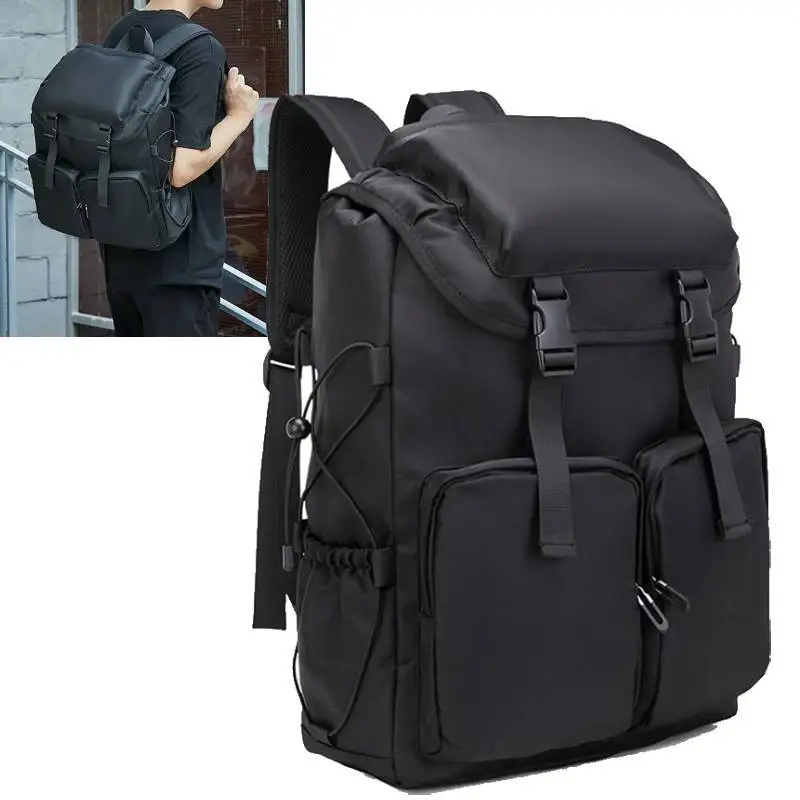 Mochila ligera de escalada para hombre, mochila de viaje para senderismo al aire libre, bolso de hombro para pesca, equipaje universitario grande, mochila escolar de fin de semana - imagen 2