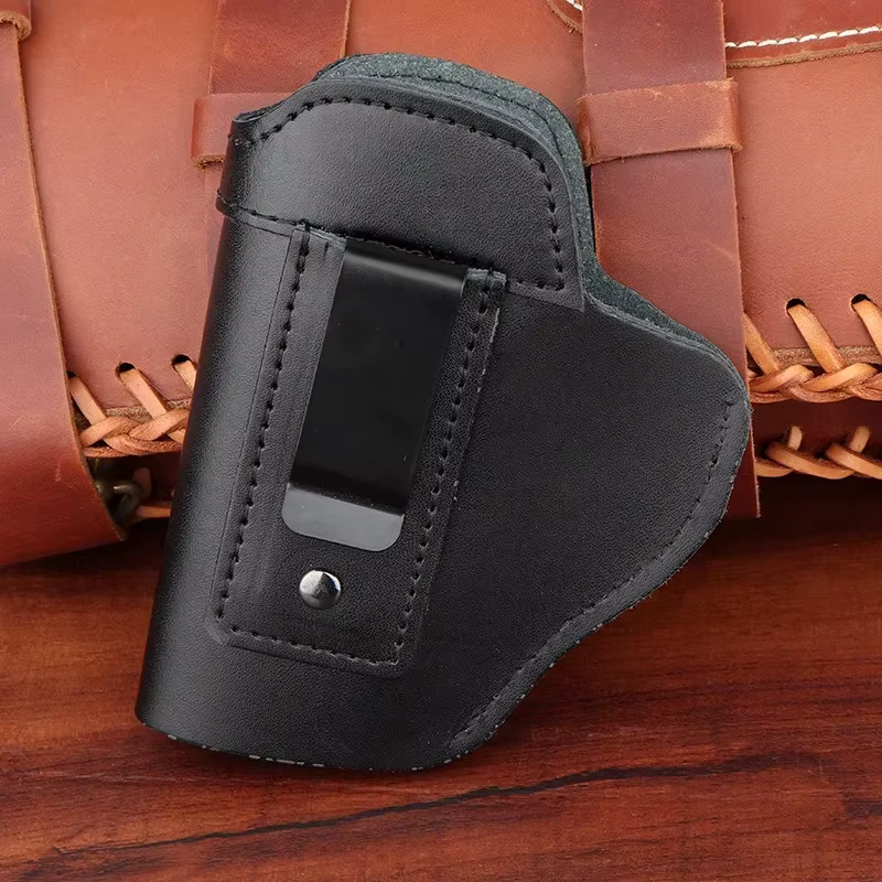 Funda táctica cuero IWB para Glock 17 19 43X y Sig P365 airsoft - imagen 5