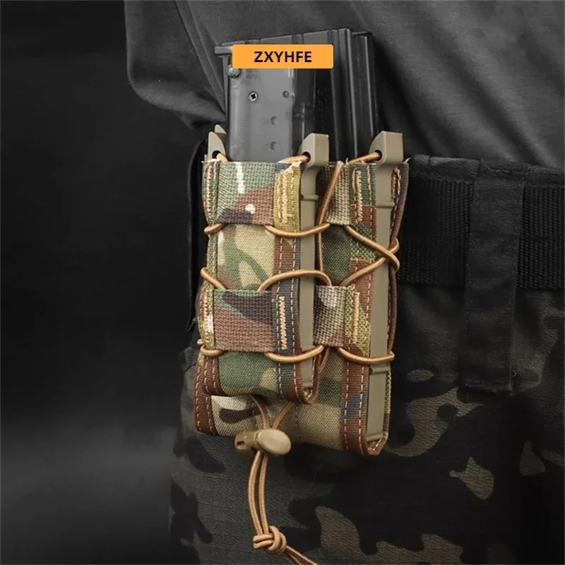 Portacargador táctico MOLLE camuflaje para airsoft y tiro exteriores - imagen 2