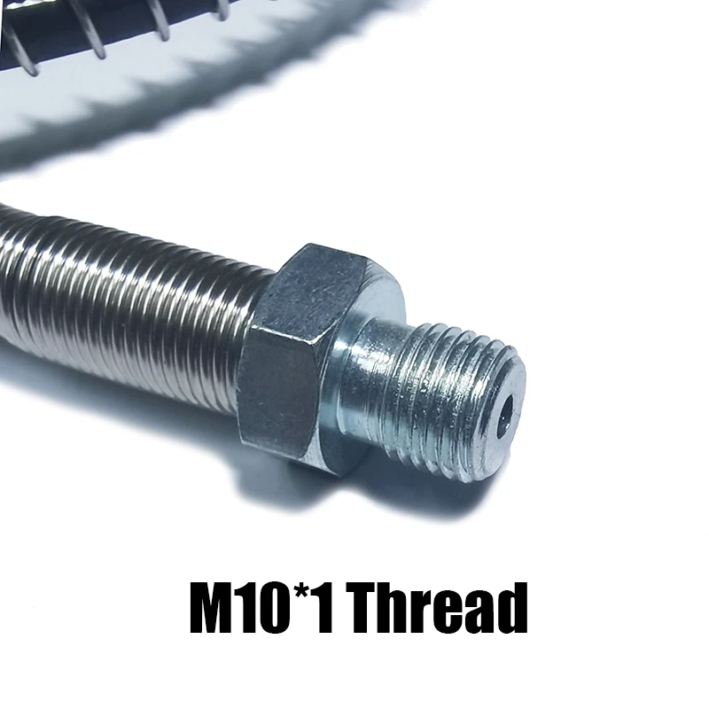 Bomba de mano de alta presión, Macroline, línea de manguera remota, M10 x 1, relleno HPA, neumático, recarga de aire, Protector de nailon SS - imagen 2