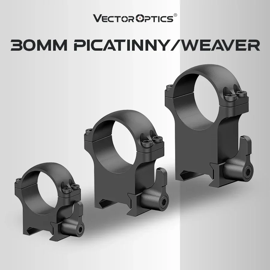 Voctor Optics Anillo de Montaje Weaver 30mm – Compatibilidad Riel 21mm