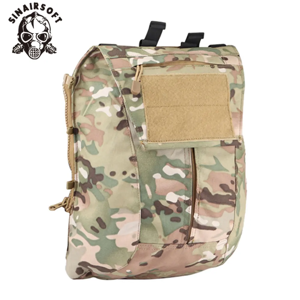 SINAIRSOFT-Paquete de Panel táctico con cremallera, portador de placa Molle, mochila con cremallera, bolsa de caza para AVS JPC 2,0 CPC Emerson Vest EM7400 - imagen 3