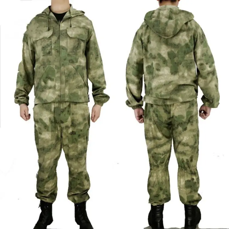 Traje de uniforme de combate de camuflaje ruso ATFG EMR, flor blanca, flor amarilla SS, bata táctica, chaqueta con capucha transpirable, pantalones - imagen 5