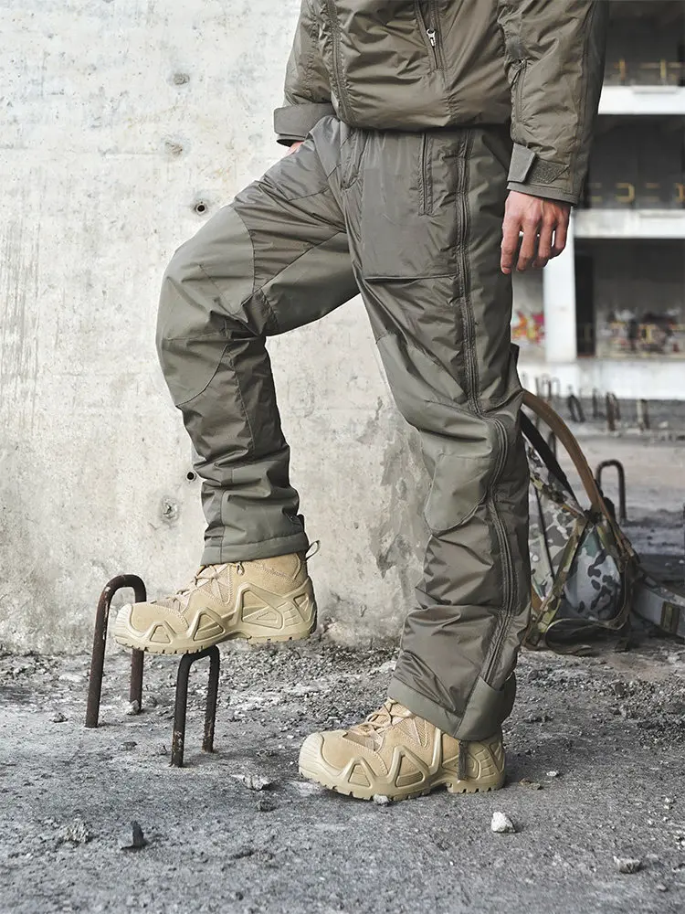 Pantalón táctico polar de algodón cálido resistente al viento