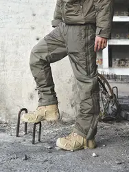 Pantalón táctico polar de algodón cálido resistente al viento
