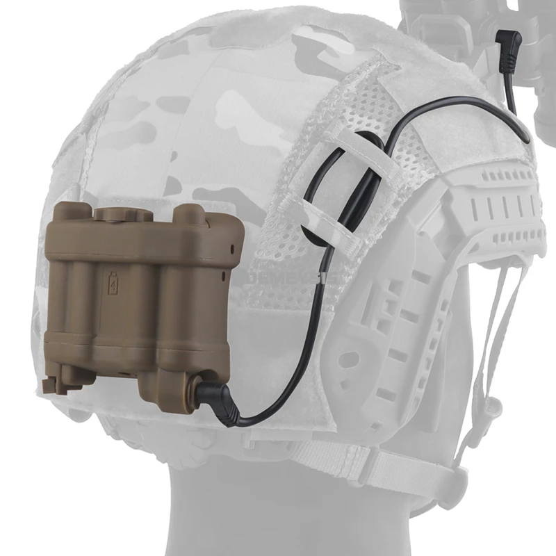 Caja de batería AN / PVS 31, modelo táctico NVG sin función para casco Airsoft, accesorios de montaje NVG, accesorios decorativos - imagen 3