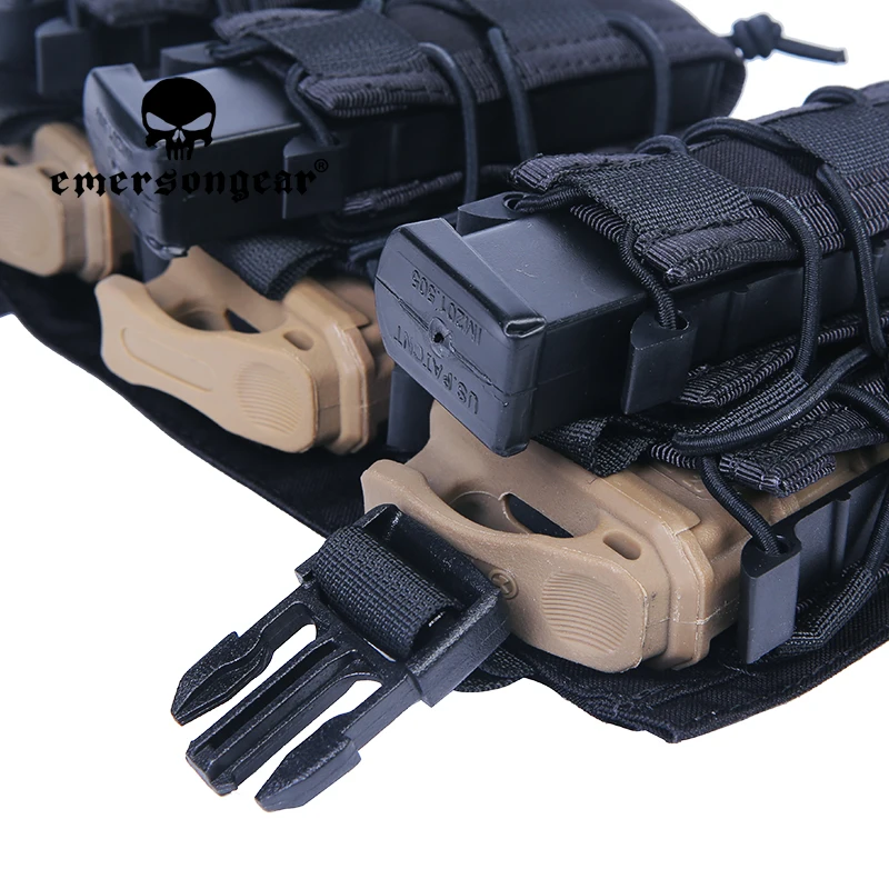 Emersongear táctico HSGI pistola Mag bolsa bolsas de almacenamiento de revistas Panel chaleco accesorios caza Airsoft para chaleco APC EM9048 - imagen 3