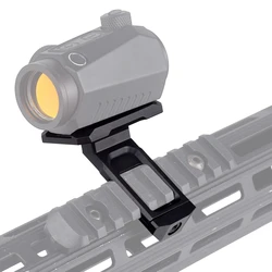 Nuevo Metal 35 ° /45 °   Soporte óptico compensado para T01 T02 RM Red Dot holográfico OM45 soporte de 45 grados apto para riel de 20mm