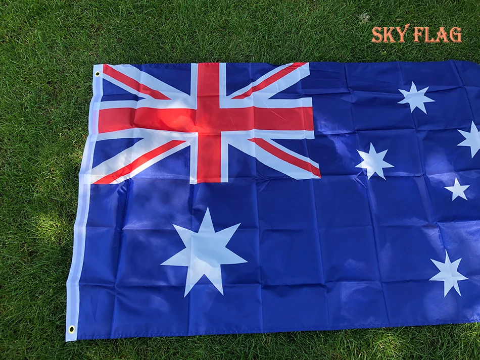 Bandera del SKY, bandera de Australia, 90x150cm, colgante de poliéster impreso, pancarta nacional australiana, decoración del hogar para celebración - imagen 3