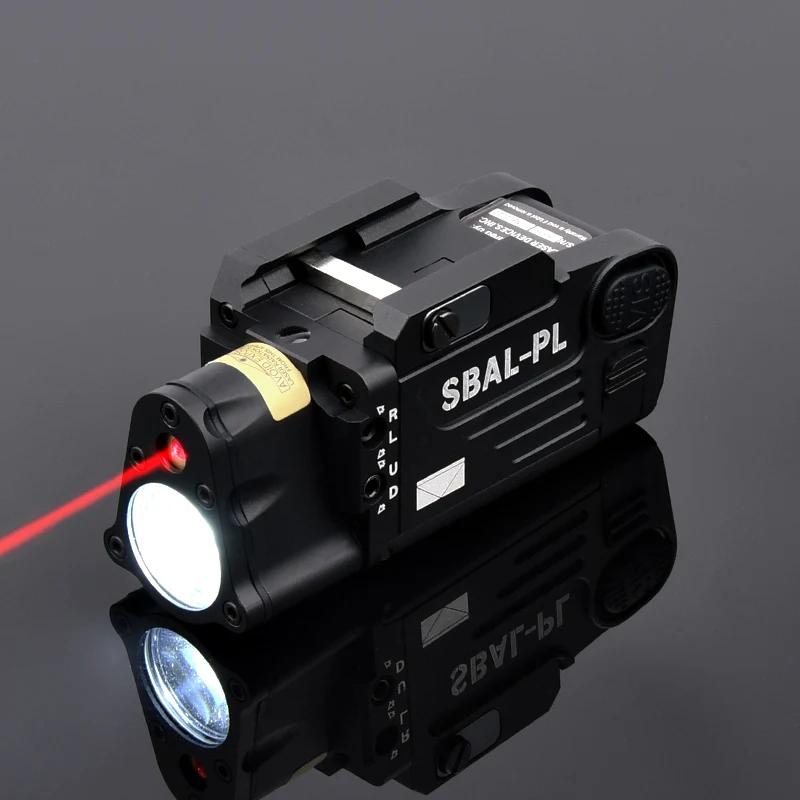 Luz de pistola táctica CNC acabada para SBAL-PL, Combo de luz láser roja y verde, luz de pistola constante y estroboscópica CZ 75 DBAL para caza - imagen 3