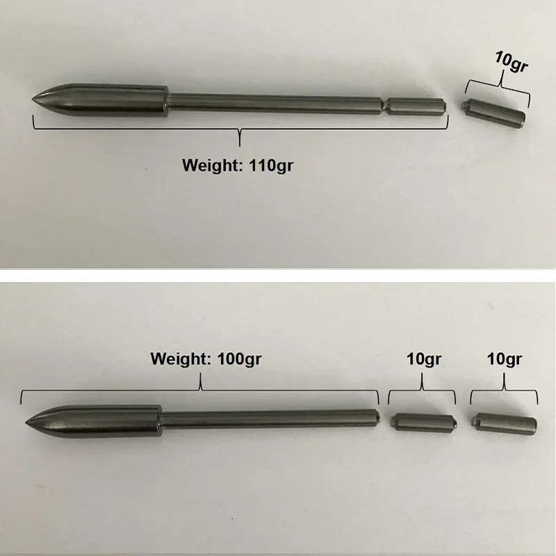 12 Uds 120gr tiro con arco ID3.2mm OD5.2/5,4/5,6/5,7mm punto de destino de ruptura 70-80RHC puntas anchas Spine400-750 arco recurvo de caza - imagen 5