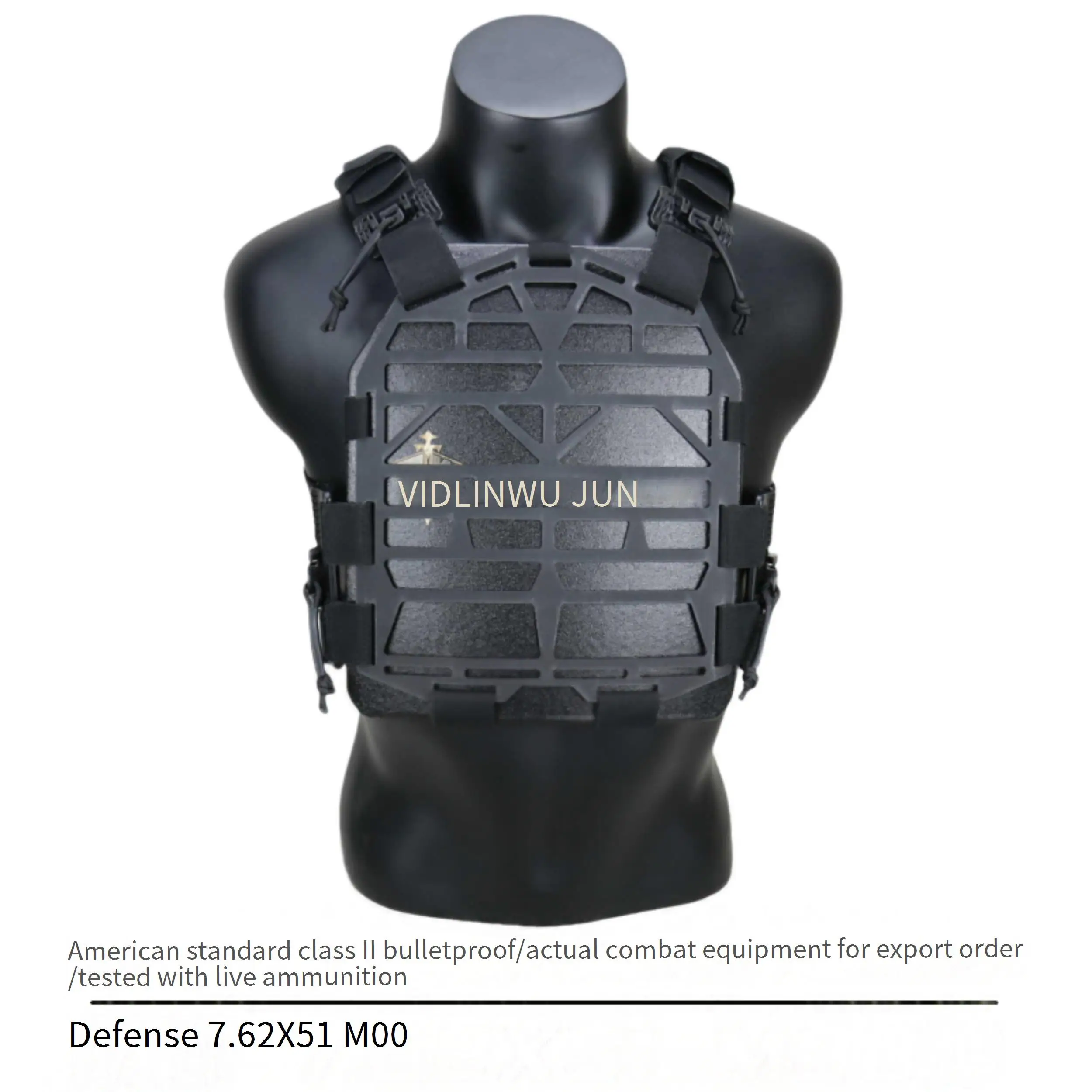 Chaleco táctico de liberación rápida a prueba de balas de nivel GA3 resistente a prueba de balas ahuecado tipo 06 para exteriores - imagen 3