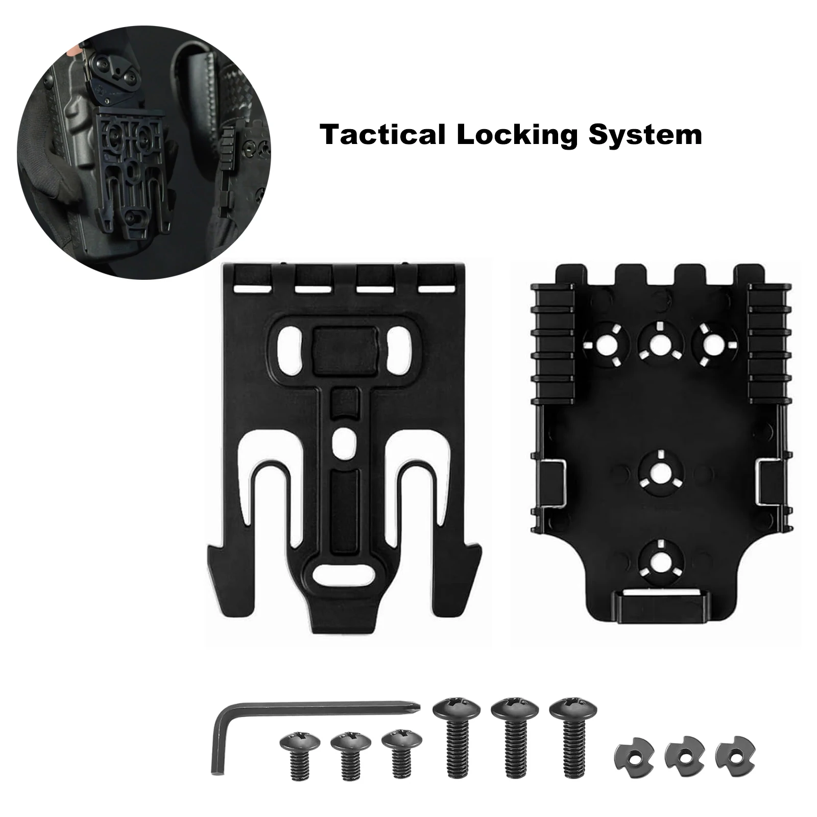 Funda de pistola QLS 19/22 con bloqueo y adaptador cinturón - imagen 3