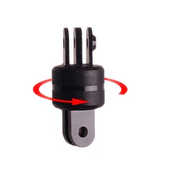 Adaptador giratorio 360° para GoPro y cámaras de acción