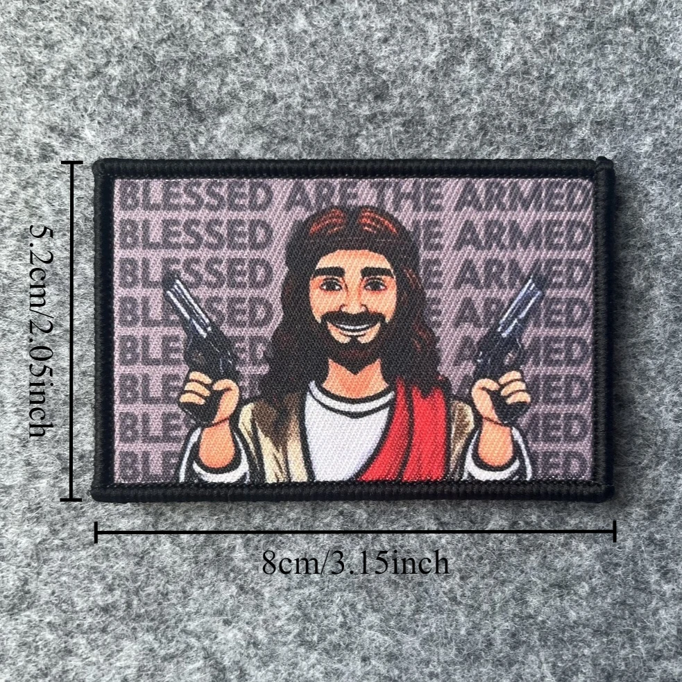 Parche táctico de moral de tiro, ejército militar. Parches de gancho y bucle impresos para brazalete de EE. UU. para ropa, mochila, pegatina decorativa - imagen 3