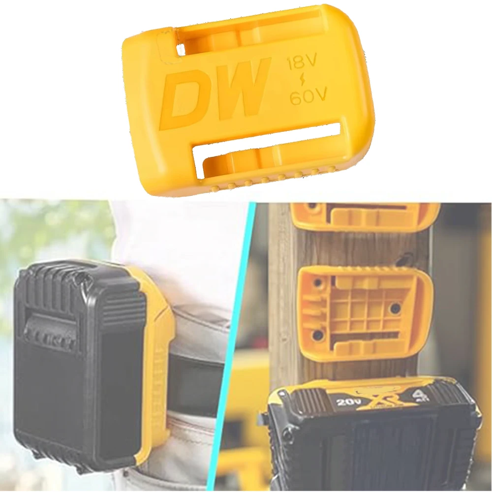 Soporte de Pared para Baterías Dewalt de 18V, 20V y 60V, Soporte de Almacenamiento para Herramientas Eléctricas, Soporte de Exhibición, Base de Montaje - imagen 5