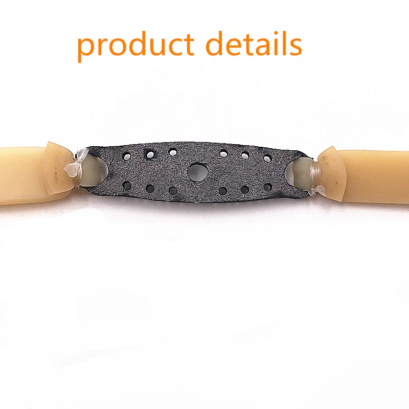 Banda de goma de cuero plano elástico grande y grueso para tirachinas de caza, rebote más rápido y más fuerte, uso de catapulta, 3 piezas, 2,0mm - imagen 5