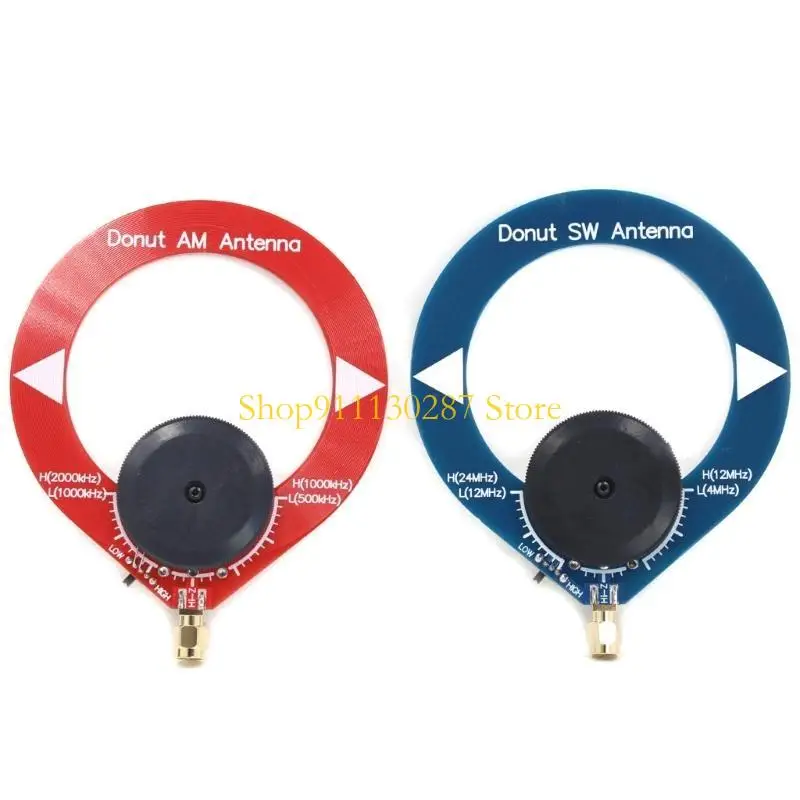 J1HC 2X Donut Antena antena antena SW para receptor DSP2 DSP2 Reemplazo antena Middlewave Middlewave - imagen 2