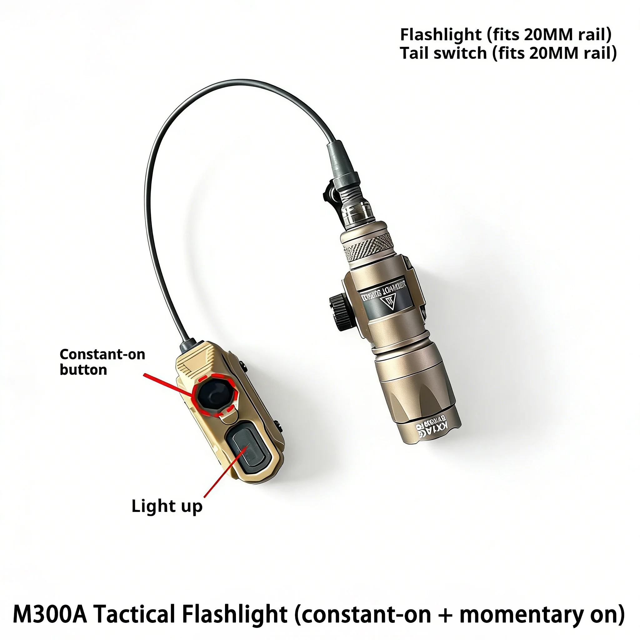 Surefire Linterna Táctica Picatinny para Rifle y Pistola - imagen 3