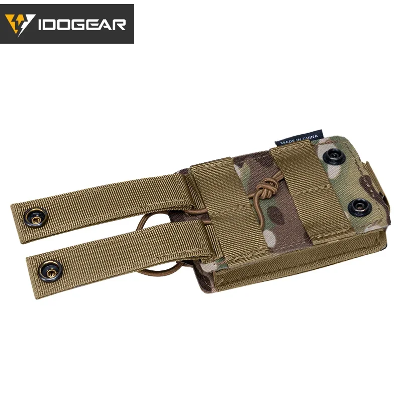 IDOGEAR táctico LSR 556 Mag bolsa Singel Mag Carrier bolsa MOLLE bolsas de herramientas de corte láser Airsoft duradero ligero 3566 - imagen 3