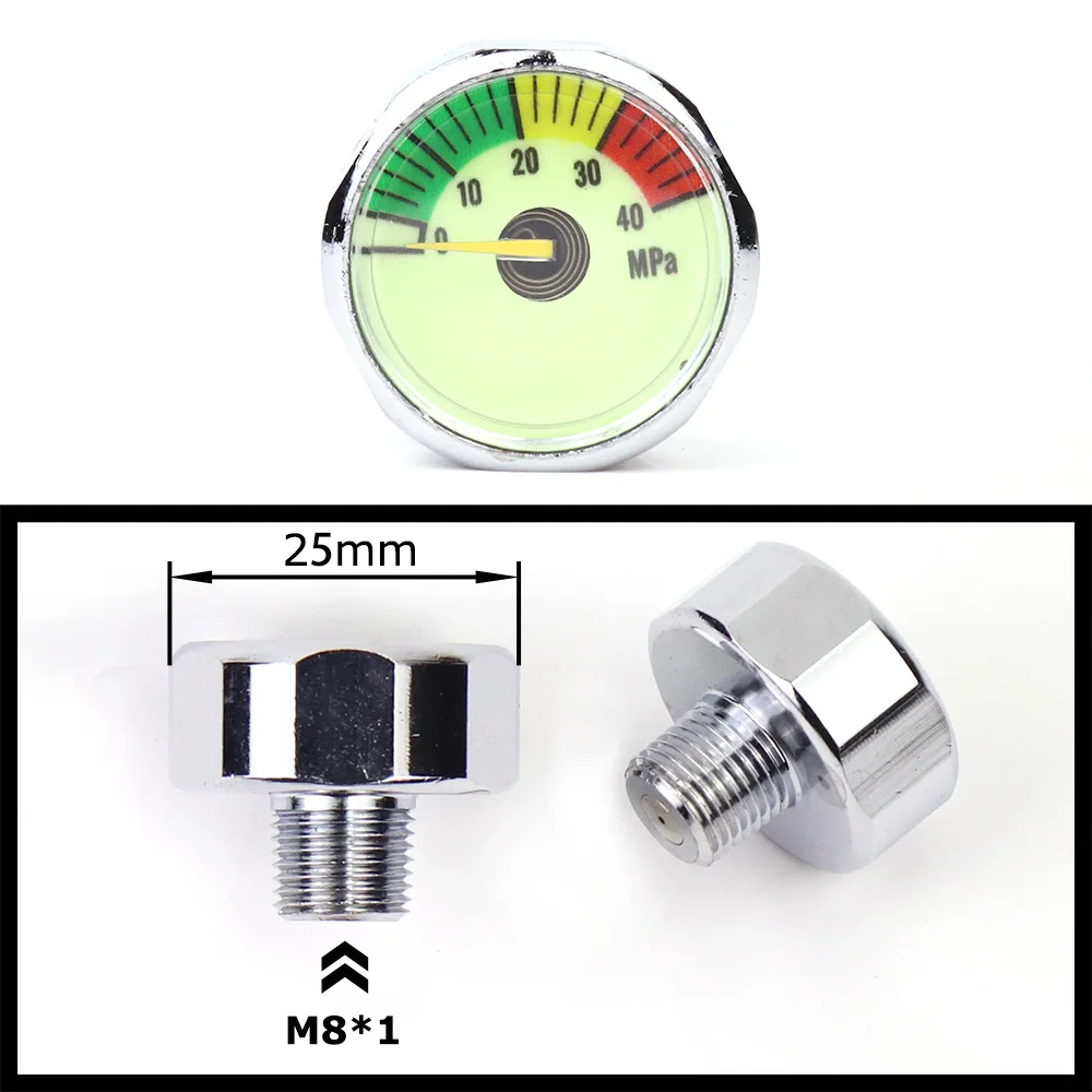 Manómetro mini presión aire 300 PSI – Rosca 1/8 BSP