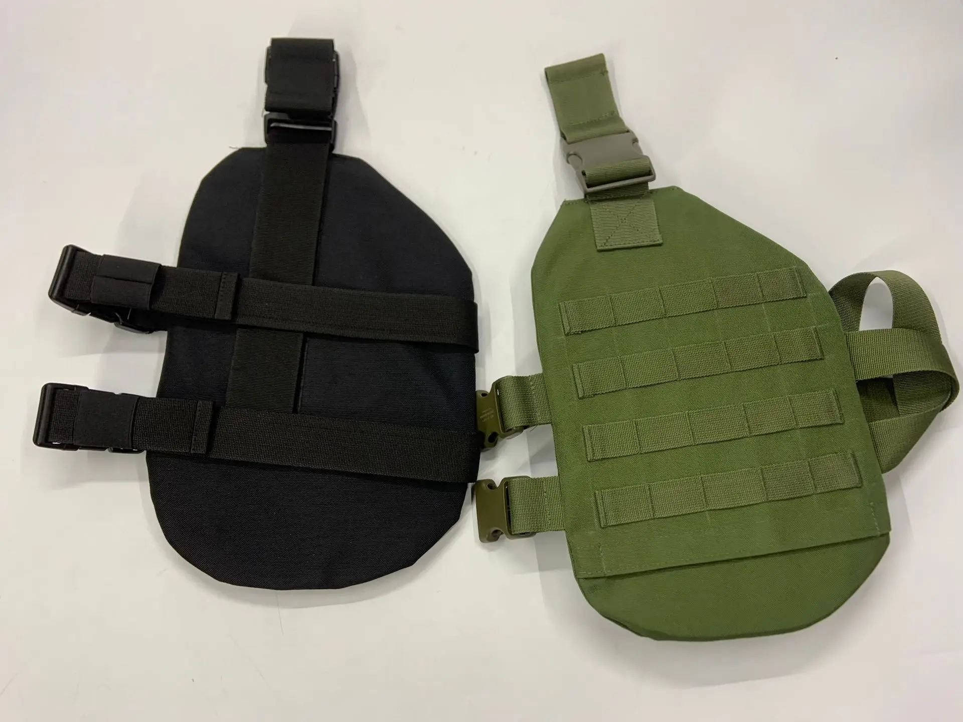 Cubierta de pierna táctica para exteriores con tablero enchufable EVA incorporado de 10mm protección de absorción de impacto bolsa colgante para piernas - imagen 5