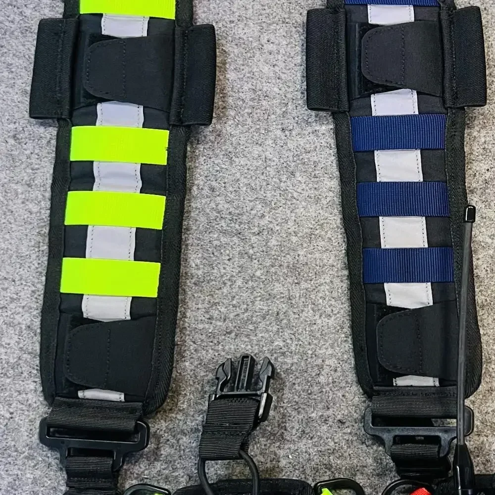 Cordón de bombero T9, Correa multifunción azul llama, estación de mano de rescate, bolso de comunicación, correa de hombro - imagen 3