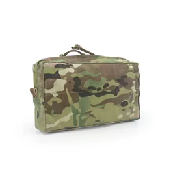 Chaleco táctico pecho bolsa MOLLE cremallera horizontal uso exterior
