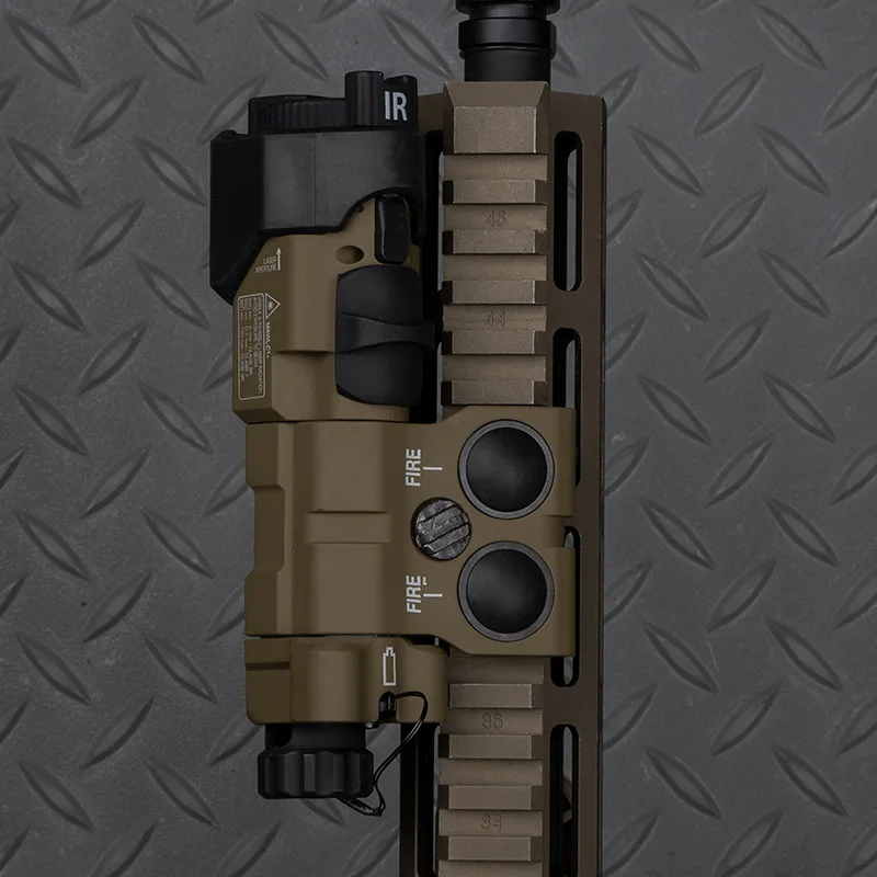 MAWL-C1+ Láser rojo/verde y linterna Iluminador láser IR táctico, configuración láser fija - imagen 3