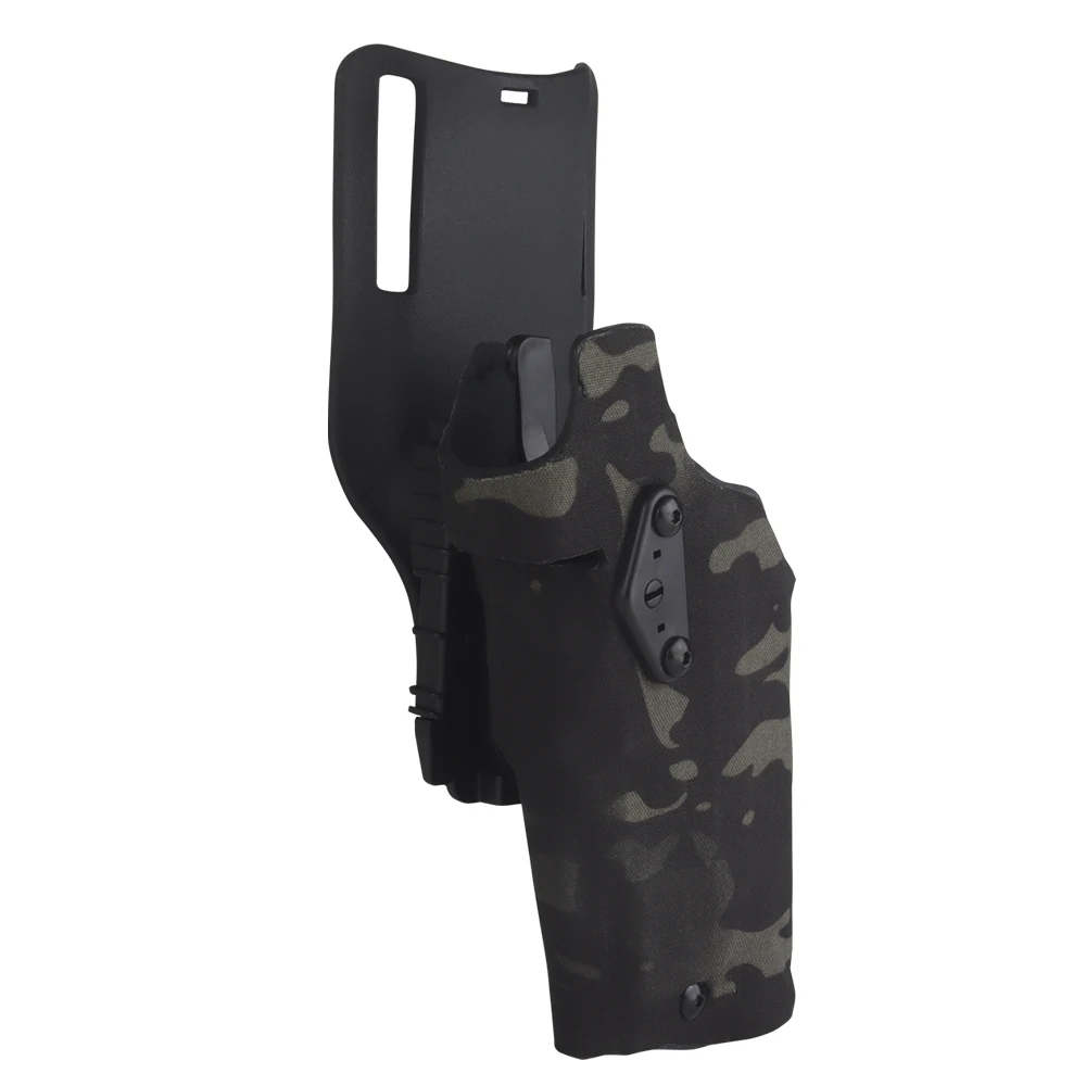 Funda táctica para pistola G17 de mano izquierda 6354DO, adaptador QLS de X300U-A, cubierta para pierna, Kit de correa para pierna MHA - imagen 3
