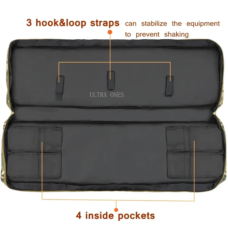 Bolsa táctica para Rifle, caza, tiro, juego de guerra, bolso para exteriores, Airsoft, Paintball, francotirador, bolsas de protección para pistola - imagen 4