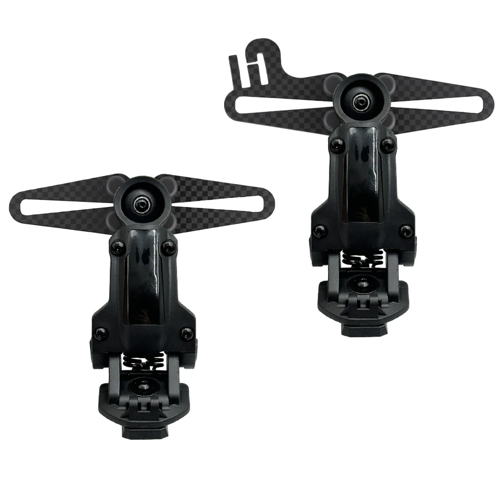 Para soportes de riel para auriculares Comtac II III, rotación multiángulo adecuada para pistas Ops Core ARC y Team Wendym-LOK - imagen 5