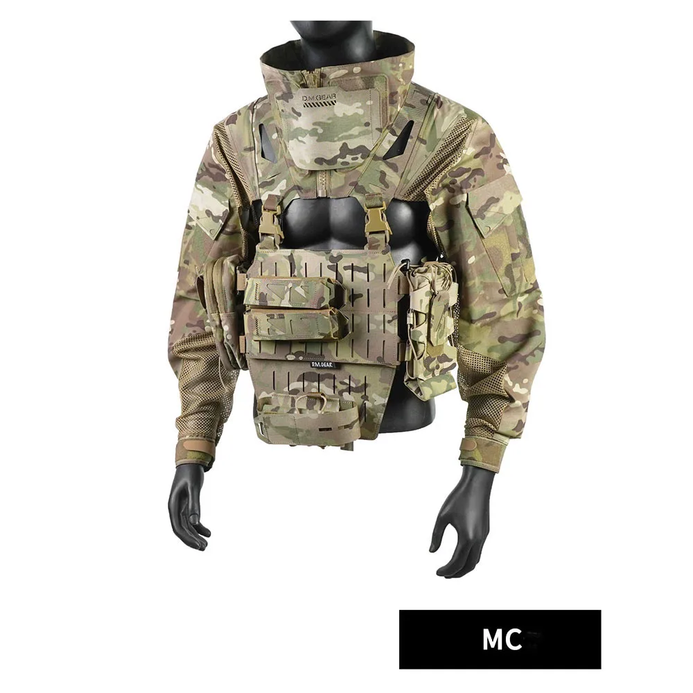 DMGear chaqueta de combate táctica manga larga con bolsillo magnético - imagen 2