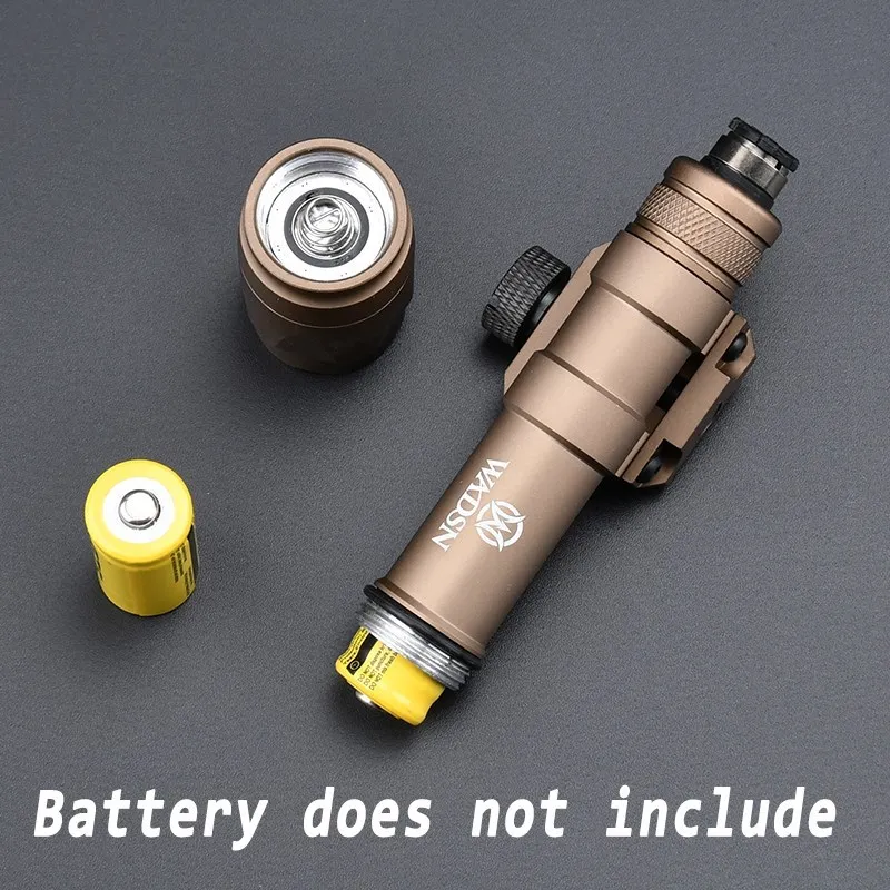 WADSN táctico M600C linterna de Metal SF M600 foco blanco Airsoft arma de caza explorador accesorio para 20MM riel Picatinny - imagen 5