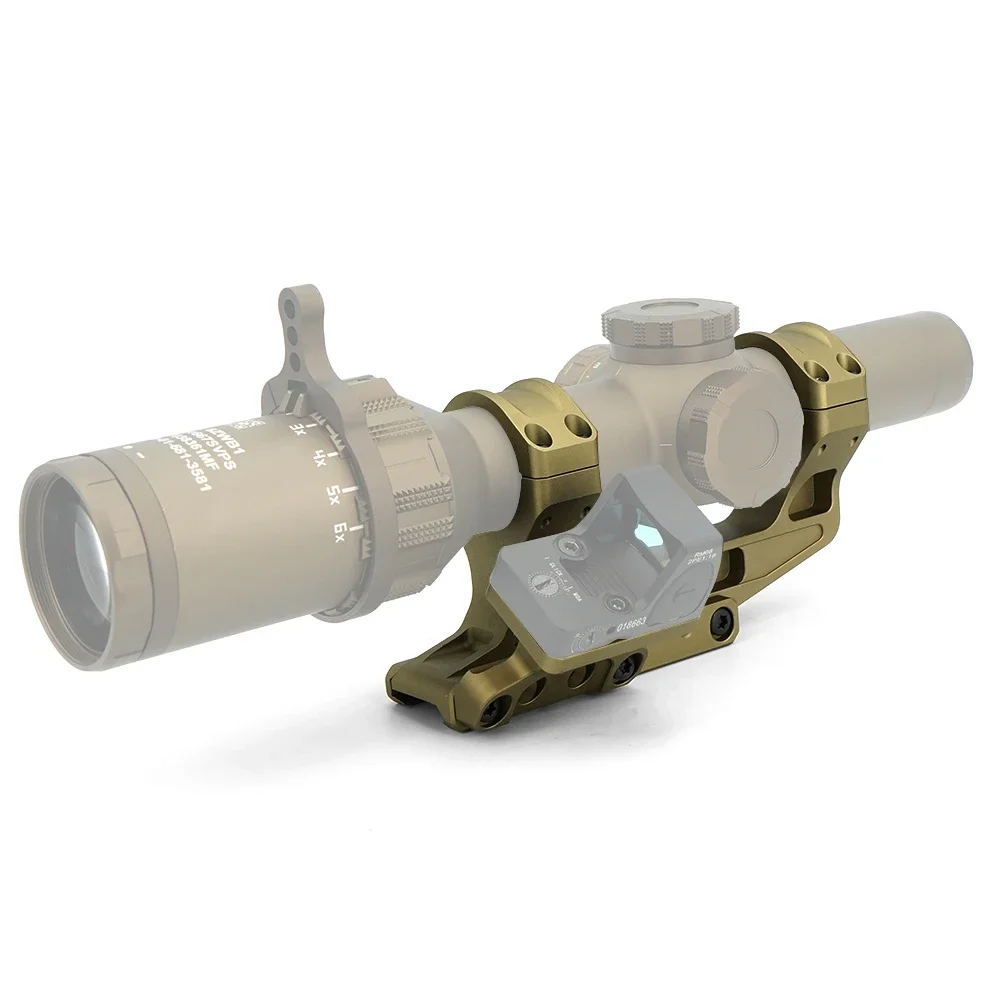 Montaje rápido de Mira LPVO, 2,05 ", altura de línea central, 30mm, placa de montaje Offset de tubo para mira de punto rojo, accesorios Ar 15, riel Picatinny - imagen 4