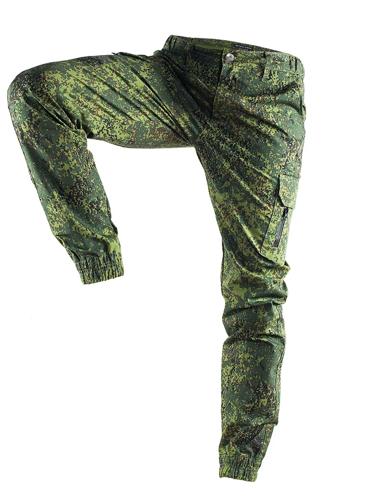 Pantalones de camuflaje ruso para hombre, pantalones tácticos de otoño de campo de batalla, montañismo al aire libre, pantalones rusos impermeables - imagen 3