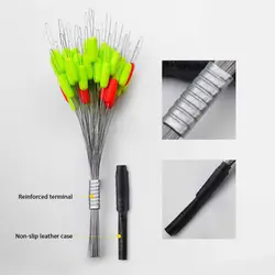 Flotador táctico negro para pesca con mosca – Accesorio de silicona