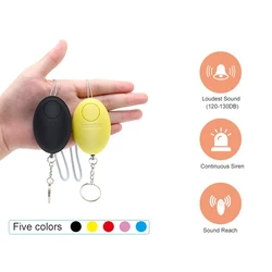 Alarma personal eléctrica con llavero huevo – Defensa mujer portátil