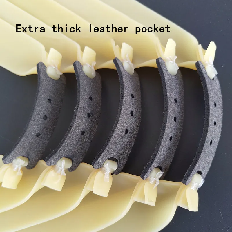 Tirachinas de caza de 0,6-2mm, potente banda de goma plana de alta elasticidad, catapulta para exteriores, accesorios de tiro profesional deportivo, 5 uds. - imagen 5