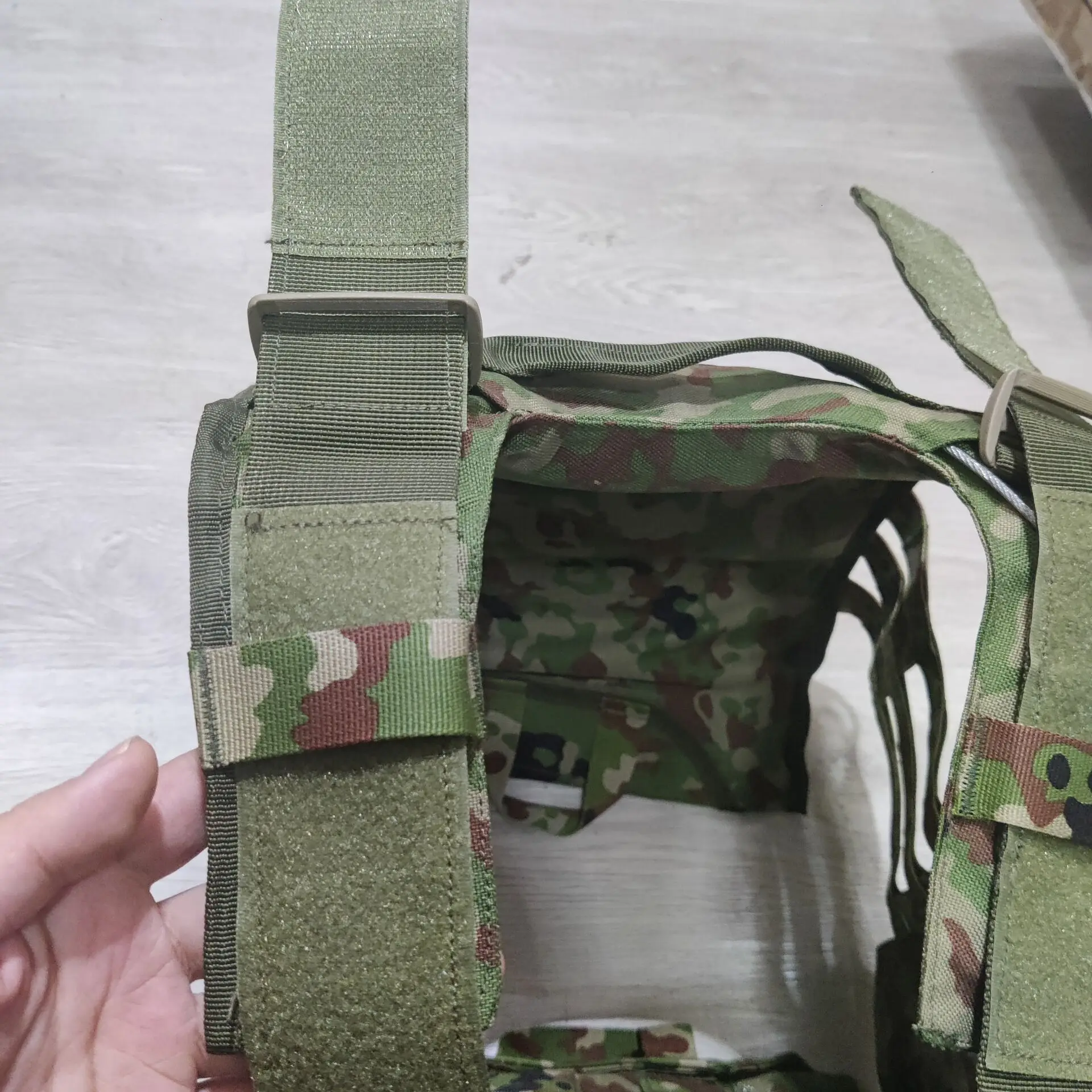 Nuevo chaleco táctico JGSDF de camuflaje de punto solar con equipo de caza desmontable de alambre de acero - imagen 5