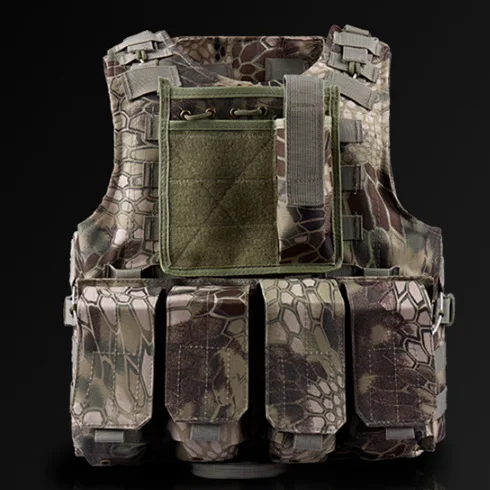 Chaleco de equipo de protección de tiro CS para niños al aire libre, caza, senderismo, entrenamiento, Camping, caza, chaleco táctico multifunción - imagen 3