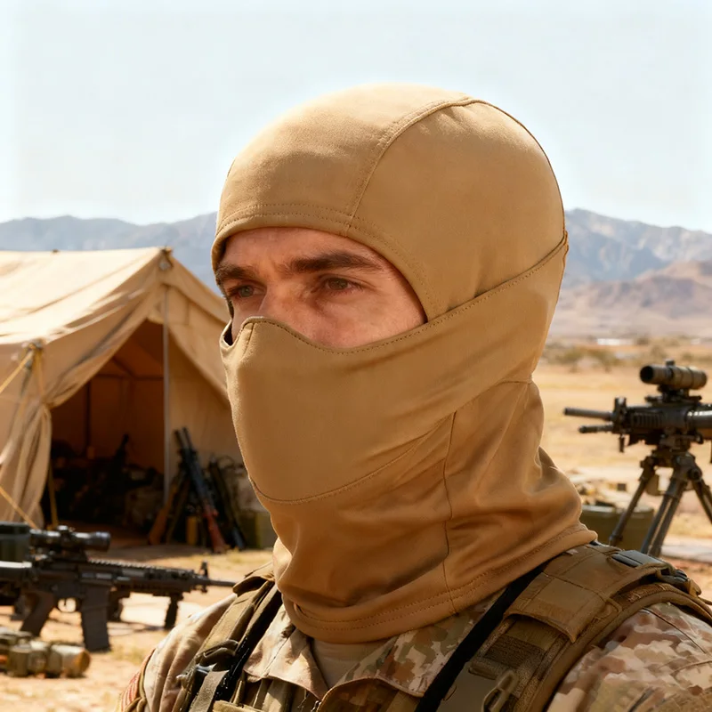 Balaclava táctica de silicona para casco, resistente al viento - imagen 4
