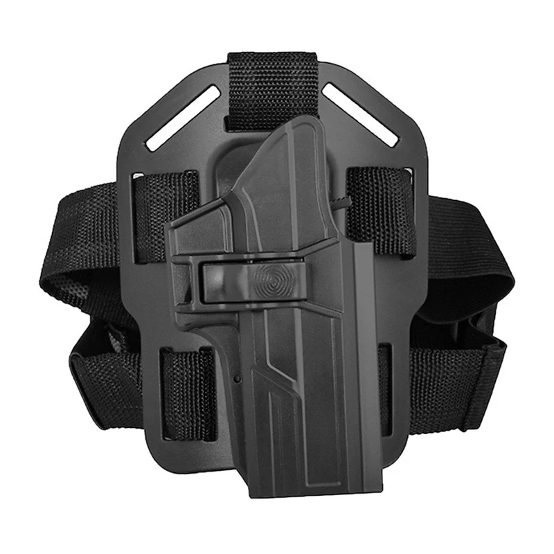 Funda para G17 22 31 (Gen 1-4) 360 °   Funda de transporte abierta con bloqueo automático táctico ajustable, funda de transporte compatible con G17 G22 G31 OWB - imagen 5